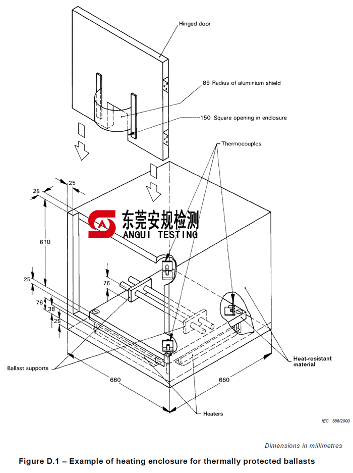 UL8750|UL935热保护式镇流器加热试验箱(图1)