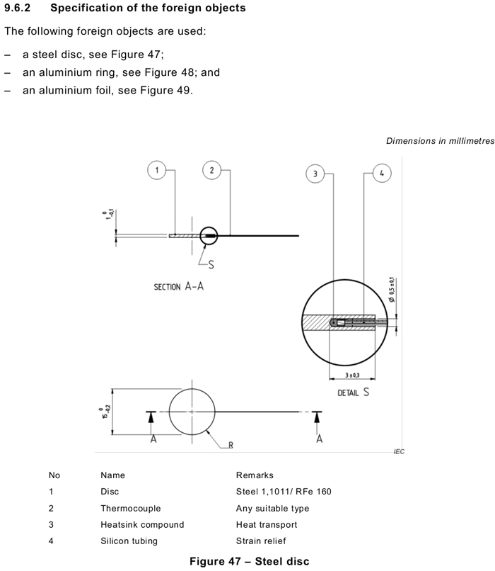 IEC 62368-1 图47 Steel Disc 钢盘