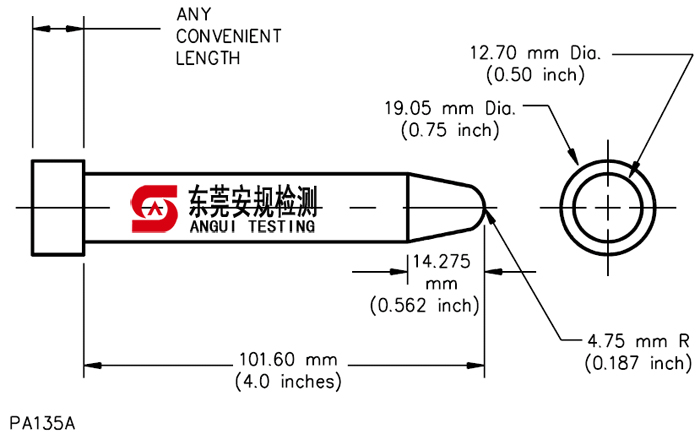UL507|UL998试验指 PA135A(图1)