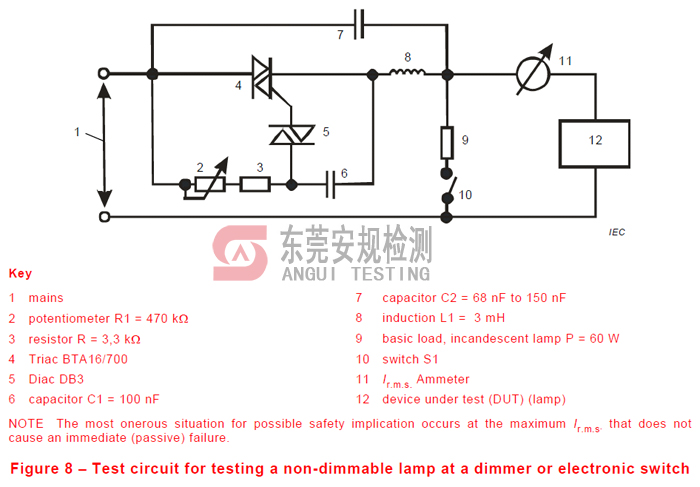 IEC62560图8测试电路